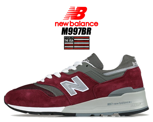 ニューバランス 997 New Balance M997br Made In U S A スニーカー D ワイズ スウェード バーガンディの通販はau Pay マーケット Ltd Online