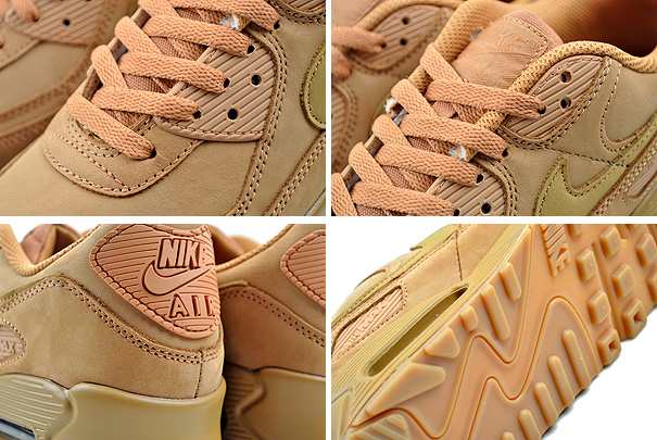 【ナイキ エアマックス 90 プレミアム ウインター】NIKE AIR MAX 90 PRM WNTR TRK3 flax/wheat-gum  light brown fz5102-299 スニーカー ｜au PAY マーケット