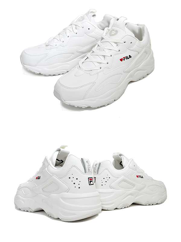 フィラ レイ トレーサー ハート】FILA RAY TRACER HEART WHITE/RED