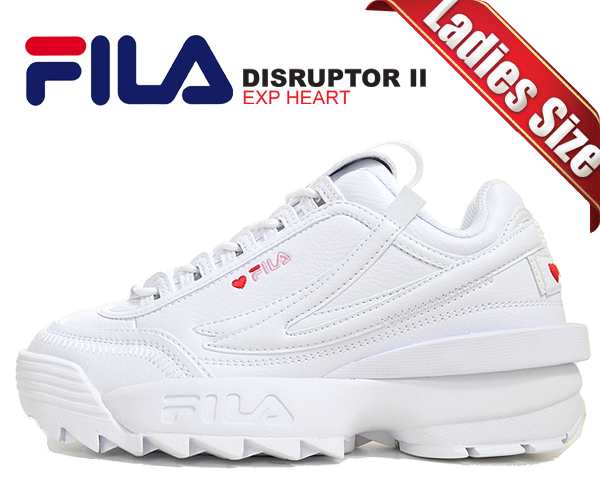 フィラ ディスラプター 2 EXP】FILA DISRUPTOR II EXP HEART WHITE/RED