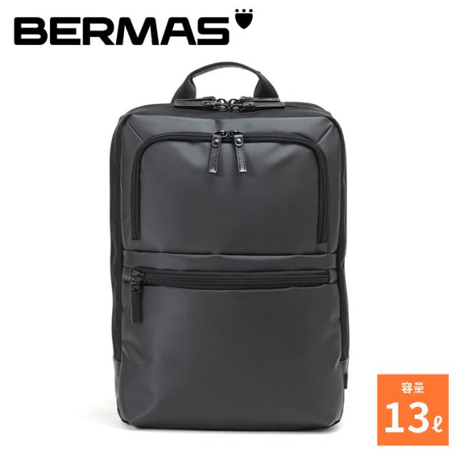 BERMAS リュックM バーマス リュック バック ビジネス パック メンズ 通勤 バッグ スマート 撥水 防水 大容量 黒 紺 ブラック ネイビー 【代引不可】