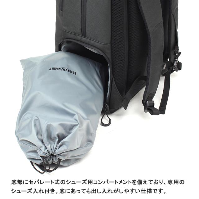 バーマス ジムパック トートバッグ付 60373 リュック 通勤 通学 メンズ レディース 撥水 ビジネス バッグ バックパック 旅行 ジム スポーツ セパレート 靴入れ BERMASの通販は