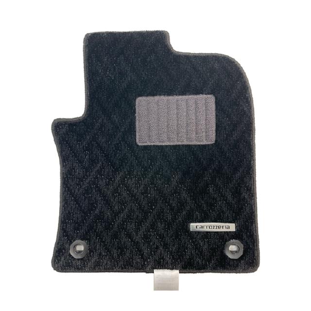 【代引不可】 カロッツェリア ロゴ入りタグ付きフロアマット プリウス専用 carrozzeria H27/12月〜R4/12月 ZVW50系 ZVW51系 ZVW55系 MT-001 刻印入り カーマット