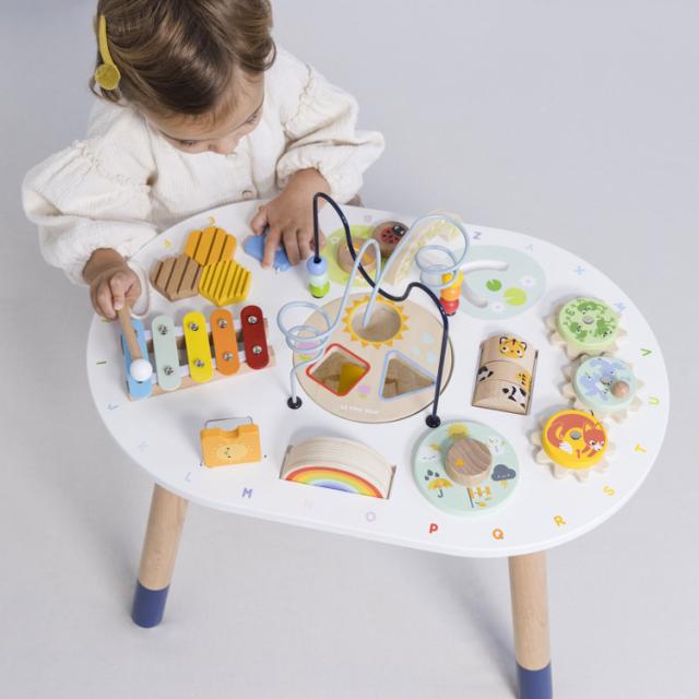 アクティビティテーブル TV0030 LE TOY VAN ルトイヴァン ルトイバン 木のおもちゃ 木製玩具 かわいい おしゃれ 海外 イギリス クリスマス　プレゼント 誕生日 出産祝い 知育玩具 子供 赤ちゃん 男の子 女の子_5