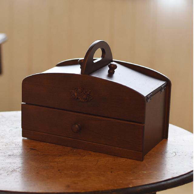 りも様完成品❷ オーダーソーイングボックス 部屋の片隅で暮らしに寄り添う「ソーイングボックス」 – Envelope