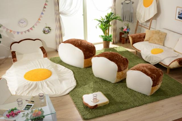 「人をダメにする食パン」ビーズクッション XLサイズ 10280-001_15