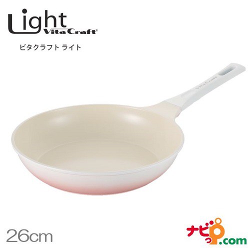 ビタクラフト ライト フライパン 26cm ピンク 1005 Vita Craft Light 軽量 Ih対応の通販はau Pay マーケット ナビッピドットコムオンラインショップ Au Pay マーケット店