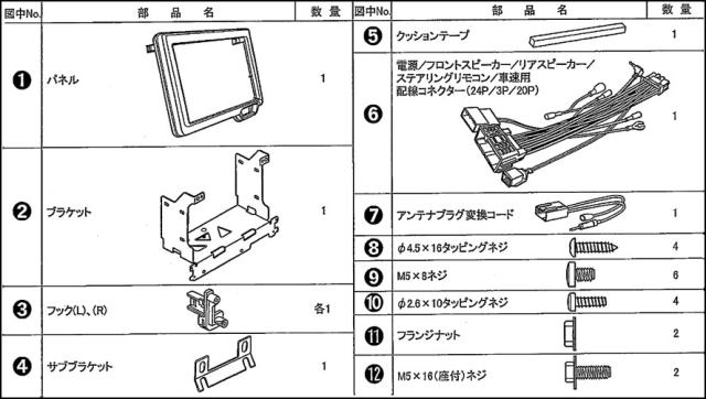 パイオニア カロッツェリア 8V型カーナビ取付キットホンダN-BOX用 カー取付キット Pioneer carrozzeria KLS-H808D_1
