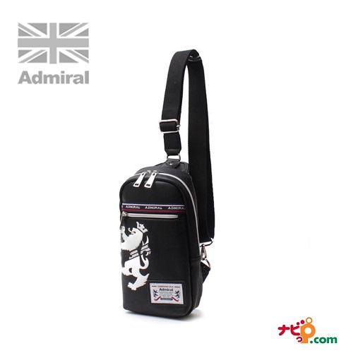 Admiral アドミラル ボディバッグ ADGA-01-BK ブラック メンズ バッグ ショルダーバッグ