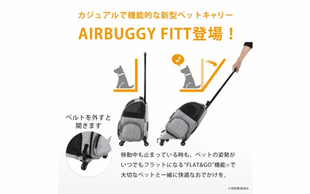 AIRBUGGY Fitt エアバギー フィット ペットキャリー 犬用キャリーバッグ メッシュ 動物 お出かけ バスケット コンテナ 送料無料  AD930の通販はau PAY マーケット - ナビッピドットコムオンラインショップ au PAY マーケット店 | au PAY  マーケット－通販サイト