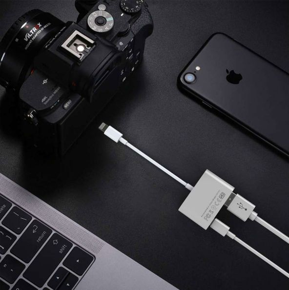 デジカメの写真をiphoneに直接取り込み Lightning直挿しのmicrosdリーダー ケータイ Watch