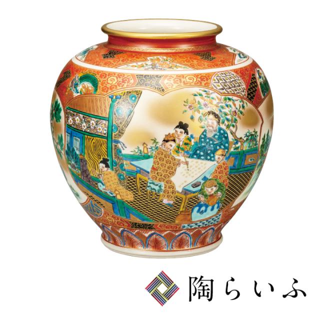 九谷焼 10号花瓶 庄三 送料無料 花瓶 花器 ギフト 人気 贈り物 結婚祝い 内祝い お祝い の通販はau Pay マーケット 使う 贈る 九谷焼ショップ陶らいふ