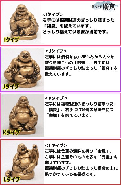 極縁起物開運表情変わり夢に現れる布袋様購入者が説明読み購入