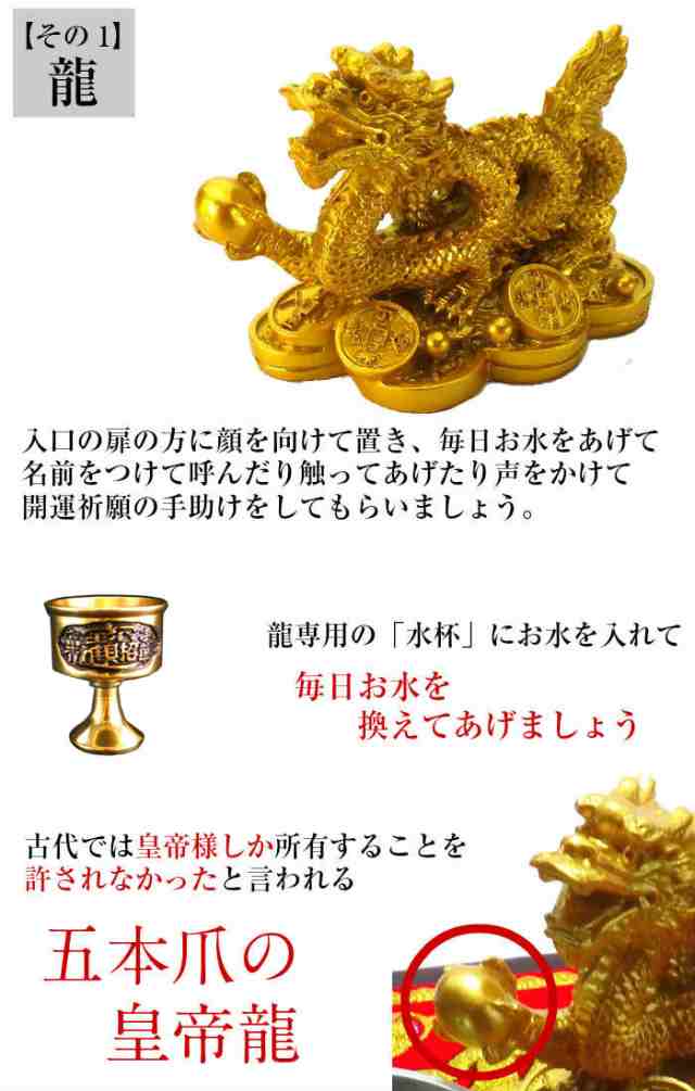 龍の置物 龍置物 龍神 龍神様 玄関 風水 龍 カエルの置物 麒麟置物 風水グッズ 風水置物 風水インテリア 開運 開運グッズ 開運置物 金龍 金運 金運アップグッズ 五本爪 ドラゴン 辰の置物 辰 ラッキーバッグ 福袋 2025 (まずはお部屋だけ 金運祈願福袋 5,555円セット)の通販は