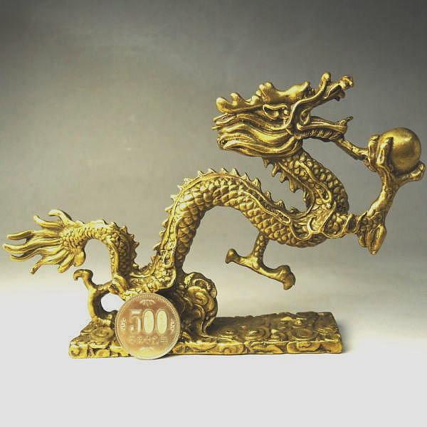 龍の置物 龍 置物 龍グッズ 銅製運気上昇龍 竜 置物 風水 龍 宝珠 置物 金運 金龍 リビング 玄関 開運 運気 水晶 置物 縁起物 龍脈 銅製 風水2026 送料無料_4