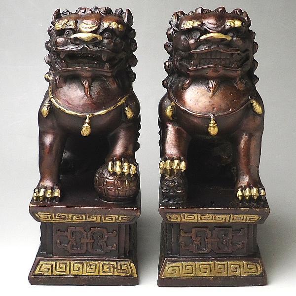 風水グッズ 赤銅 北京獅子 一対 風水アイテム 狛犬 置物 飾り物 開運祈願 風水 の通販はau Pay マーケット 風水火山