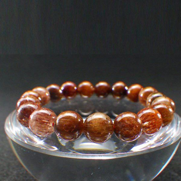 送料無料 パワーストーン ブレスレット キャッツアイ ルチル クォーツ ブレスレット 10mm AA級 針水晶 猫眼石 天然石 金運 財運 天然石アクセサリー の通販は