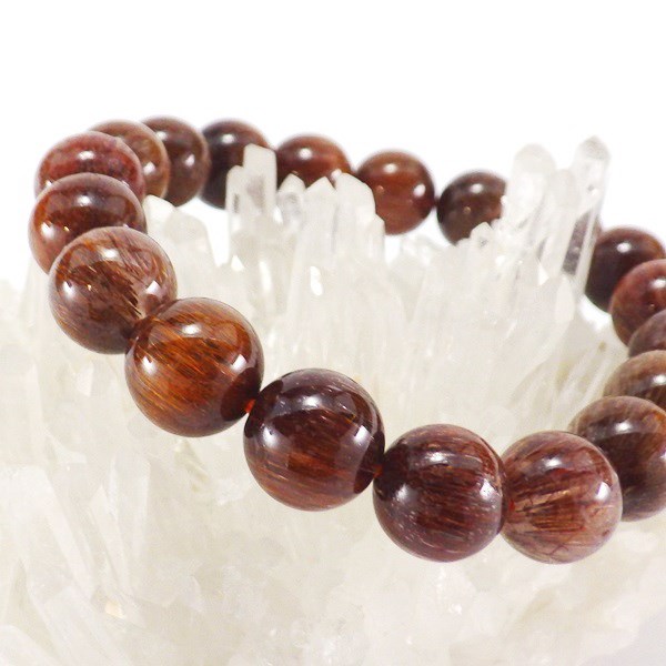 送料無料 パワーストーン ブレスレット キャッツアイ ルチル クォーツ ブレスレット 10mm AA級 針水晶 猫眼石 天然石 金運 財運 天然石アクセサリー の通販は