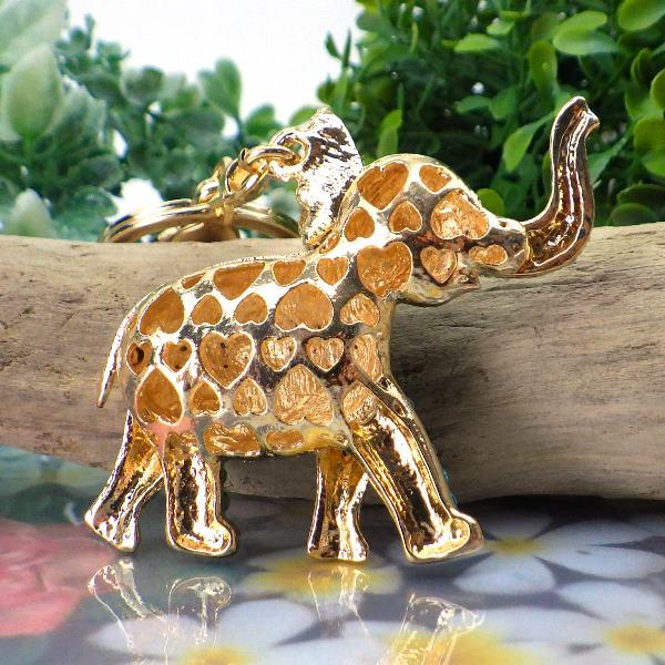 送料無料 風水グッズ 風水 「象 ゾウ」キーホルダー(Bタイプ