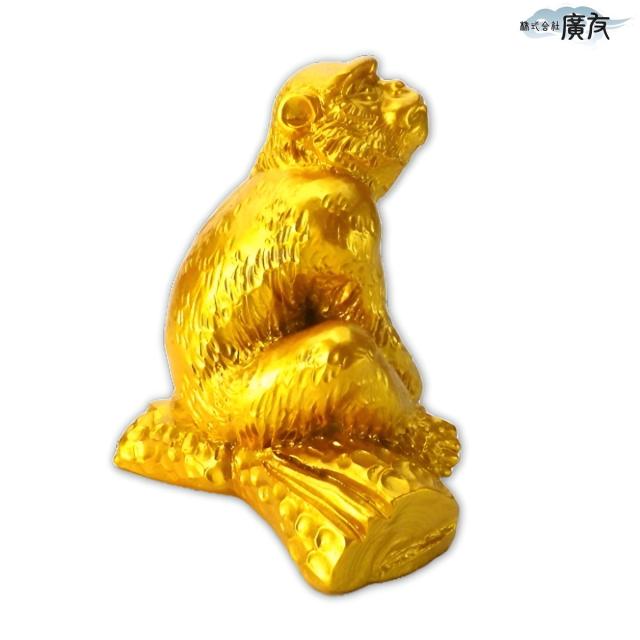 猿　置物　縁起物　黄色系　1.8-9kg 猿 置物 縁起物 黄色系 1.8-9kg