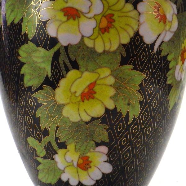 2559 七宝焼　琺瑯　花瓶 2559 七宝焼琺瑯花瓶