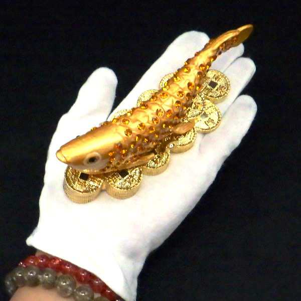 風水 アロワナ 置物 古代魚 金運上昇 金運開運 金運アップグッズ