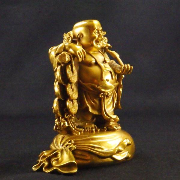 布袋様 布袋様置物 金運上昇 金運開運 金運アップグッズ 銅製 七福神