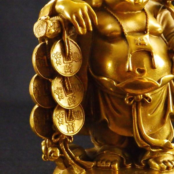 布袋様 布袋様置物 金運上昇 金運開運 金運アップグッズ 銅製 七福神