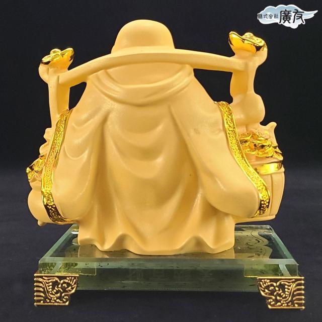 布袋様 布袋様置物 金運上昇 金運開運 金運アップグッズ 七福神 置物 風水グッズ 風水 風水インテリア ハッピーブッダ happy buddha statue 2026 (笑納百財布袋(砂金色)6番) 送料無料_8