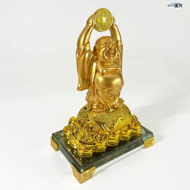 布袋様 布袋様置物 金運上昇 金運開運 金運アップグッズ 七福神 置物 風水グッズ 風水 風水インテリア ハッピーブッダ happy buddha statue 2026 (財源広進布袋(金色)11番) 送料無料_1
