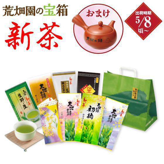 2024年産 新茶 送料無料 深蒸し茶3種100g×3袋 ×8