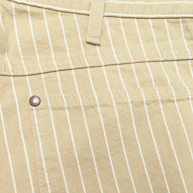 新品 UNUSED アンユーズド 19SS 日本製 12oz stripe denim pants 12 