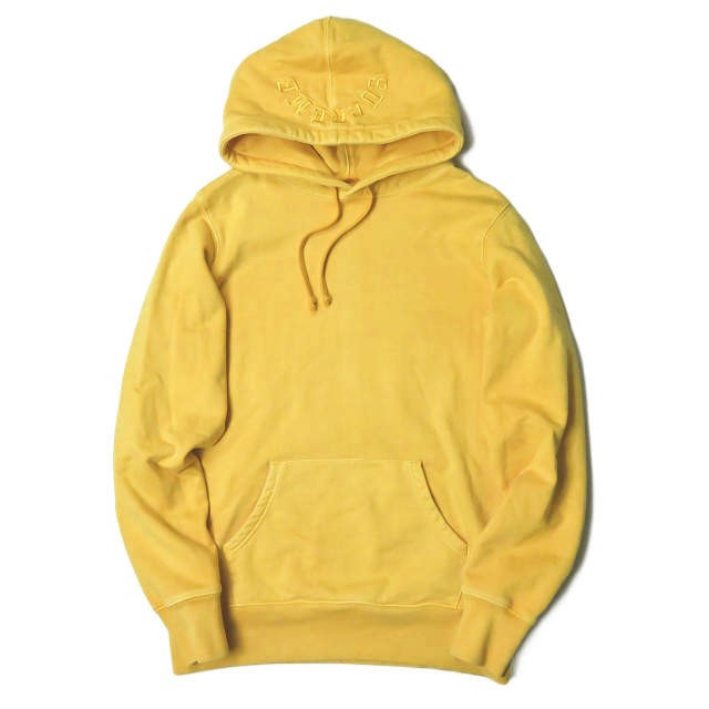 overdyed hooded sweatshirt