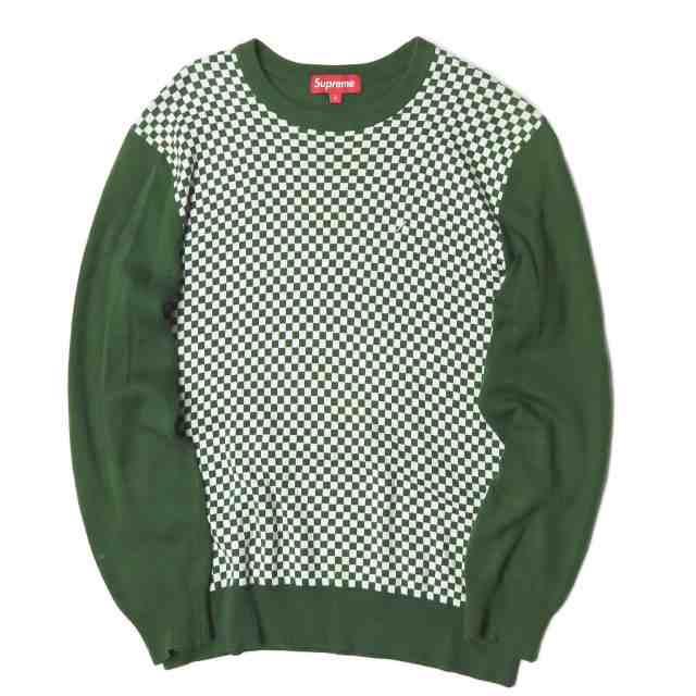 supreme checkered sweater