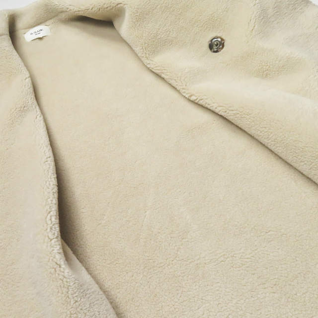LE GLAZIK ルグラジック フェイクムートンチェスターコート JL-8839FMT 36 グレージュ アウター【中古】【LE GLAZIK】 LE GLAZIK - LE GLAZIK ルグラジック フェイクムートンチェスター