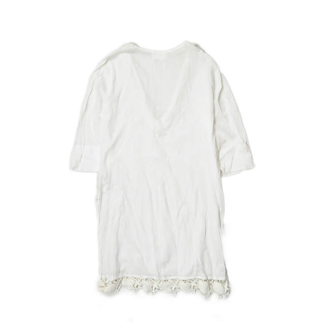 Antica Sartoria アンティカサルトーリア コットンガーゼシャツワンピース S ホワイト Vネック 刺繍 星 トップスの通販はau Pay マーケット ブランド古着 Loop Wowma 店