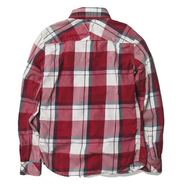 Rhc アールエイチシー ロンハーマン カリフォルニア ヴィンテージ加工 コットンチェックシャツ 1322 Xs レッド 長袖の通販はau Pay マーケット ブランド古着 Loop Wowma 店