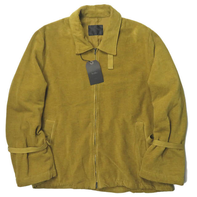新品 bukht ブフト 18AW 日本製 ZIP BLOUSON ショートパイル ジップブルゾン BV-96515 2(M) マスタード ジャケット アウター