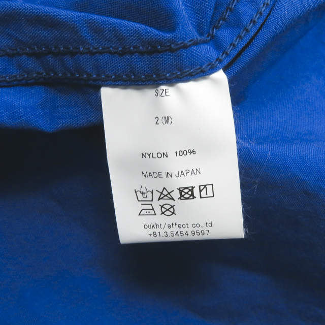 新品 bukht ブフト 18SS 日本製 WORK JACKET ナイロン ワーク