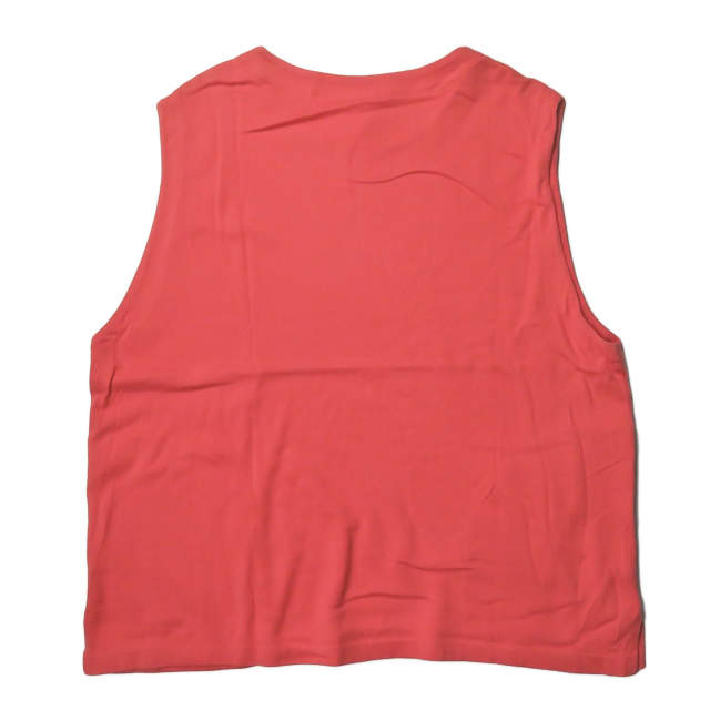bukht ブフト 日本製 C.C.Y N/S TEE  CORE COMPACT YARN オーバーサイズソリッドノースリーブTシャツ BC-92108 2(M) CORAL カットソー トップス【新古品】【中古】【bukht】 新品 bukht ブフト C.C.Y N/S TEE CORE COMPACT YARN オーバーサイズ