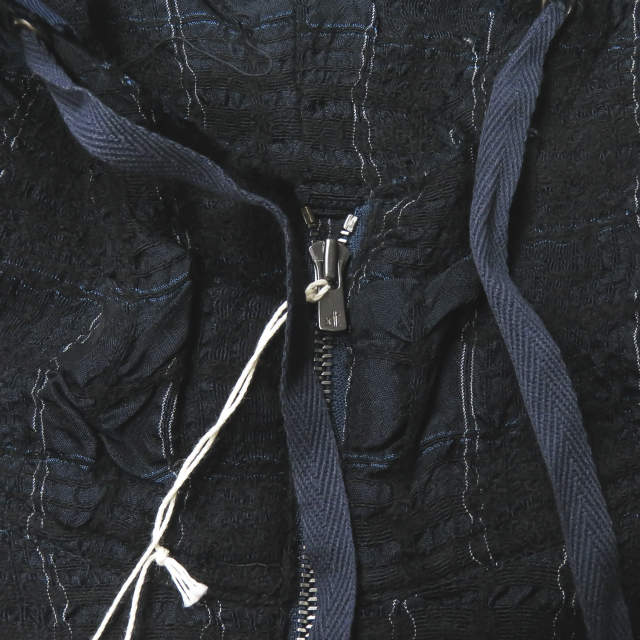 新品 bukht ブフト CHECK LONG ANORAK チェック ロングアノラック B