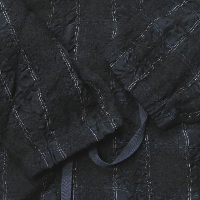 新品 bukht ブフト CHECK LONG ANORAK チェック ロングアノラック B