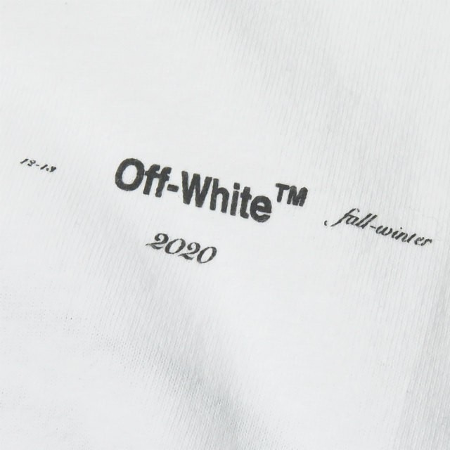 新品 OFF-WHITE オフホワイト 19AW ARROWS S/S OVER T-SHIRT バック 