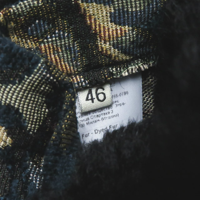 ETRO エトロ 19AW イタリア製 リアルムートン チェスターフィールド