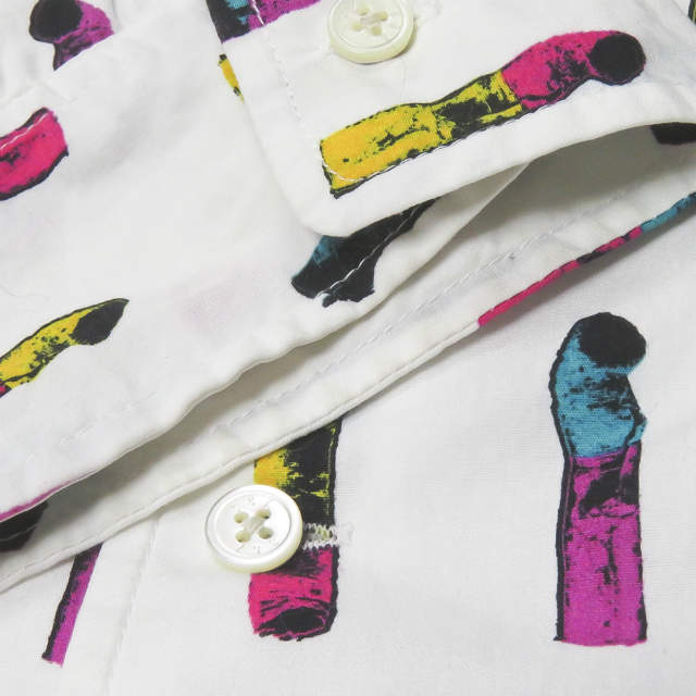 SSZ エスエスゼット エスエスズィー 21SS TABACCO SHIRT タバコシャツ 11-11-6624-139 M ホワイト プリント SSZ ANTHEMS トップス_7