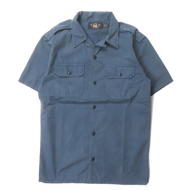 RRL ダブルアールエル COTTON TWILL CAMP SHIRTS コットンツイル ...