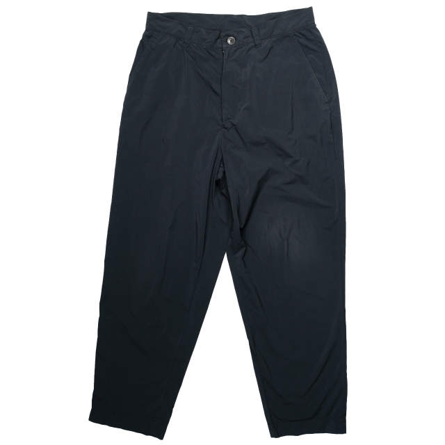 ALLEGE アレッジ 日本製 NYLON DYED PANTS ナイロンダイパンツ AH17S-PT09 2 ブラック テーパード ボトムスの通販は