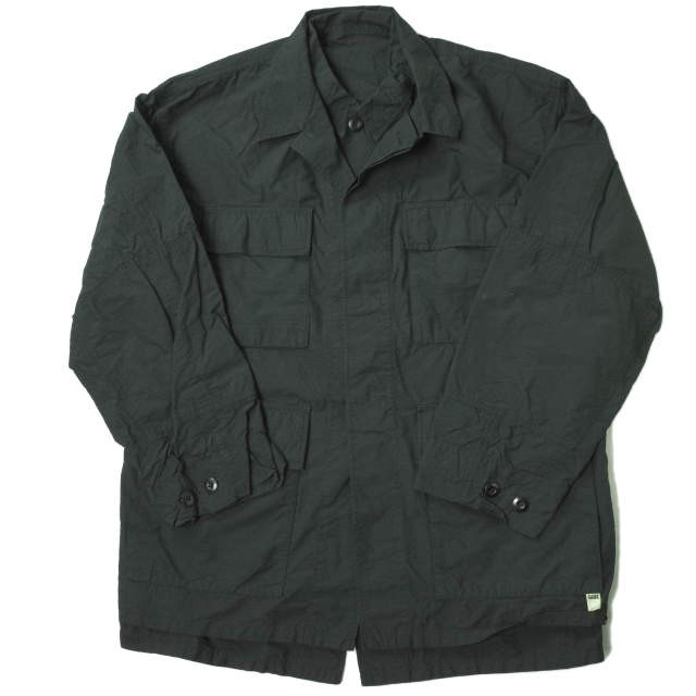 SSZ エスエスゼット エスエスズィー 21AW JY JACKET リップストップ レイヤードミリタリージャケット 11-18-6185-139 M ブラック BEAMS