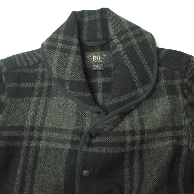 ララバイ さま♪ダブルアールエル マッキーノジャケット ウール チェック XL 新品 RRL ダブルアールエル WOOL CHECK MACKINAW JACKET ウール