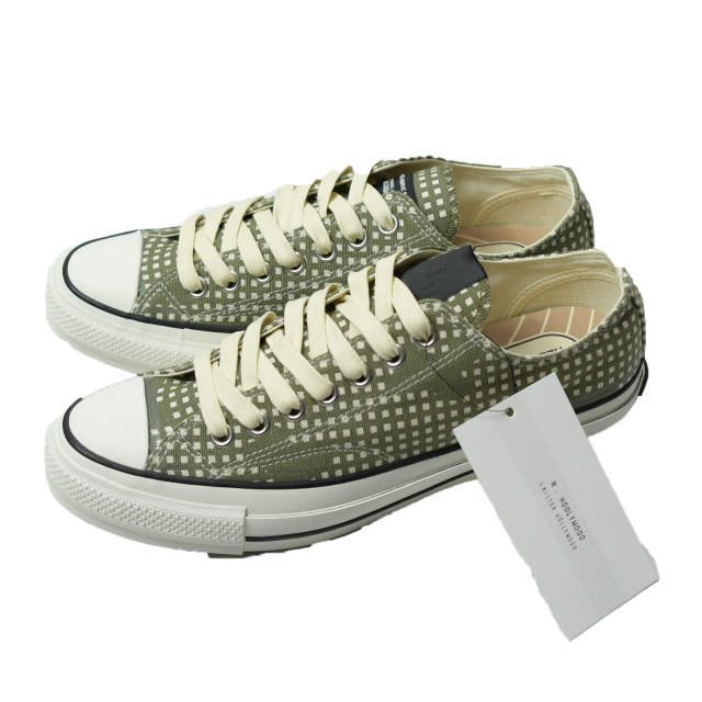 新品 N.HOOLYWOOD COMPILE LINE x CONVERSE ADDICT x UNDERCOVER 21AW 別注 CHUCK TAYLOR NU OX 2212-SE01peg US8.5(27cm) KHAKI CHECK_2